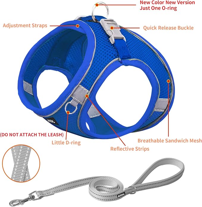 AIITLE Easy Walk Dog Harness and Leash Set - Image 2