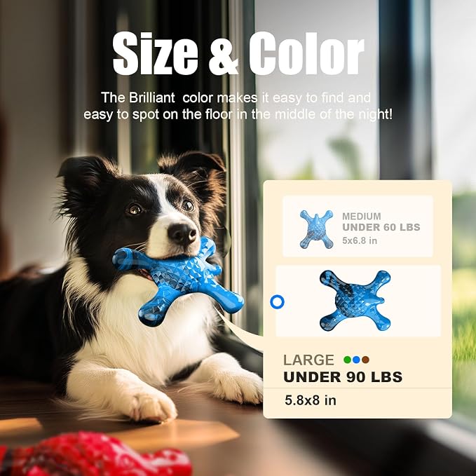 Dog Toys for Aggressive Chewers, Nylon Indestructible Toy for Medium Large Dogs - Image 4