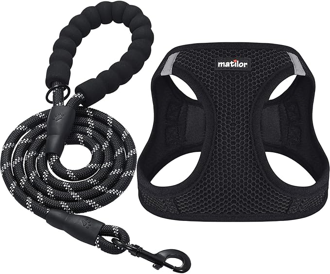 Dog Harness Step-in Breathable Puppy Cat Dog Vest Harnesses by matilor