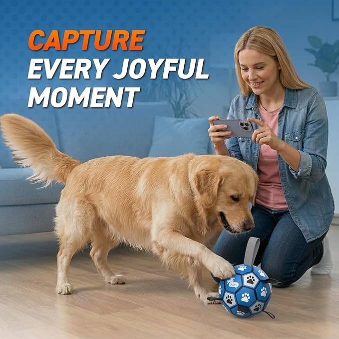 QDAN Dog Balls Toys, Soccer Ball - Image 5