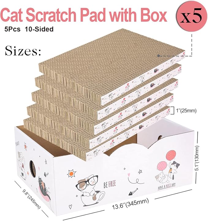 5 Packs in 1 Cat Scratch Pad - Image 3