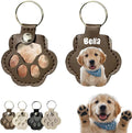 Personalized Dog Hair Keychain Pet Fur Keepsake Pet Memorial Cute Storage by Unknown
