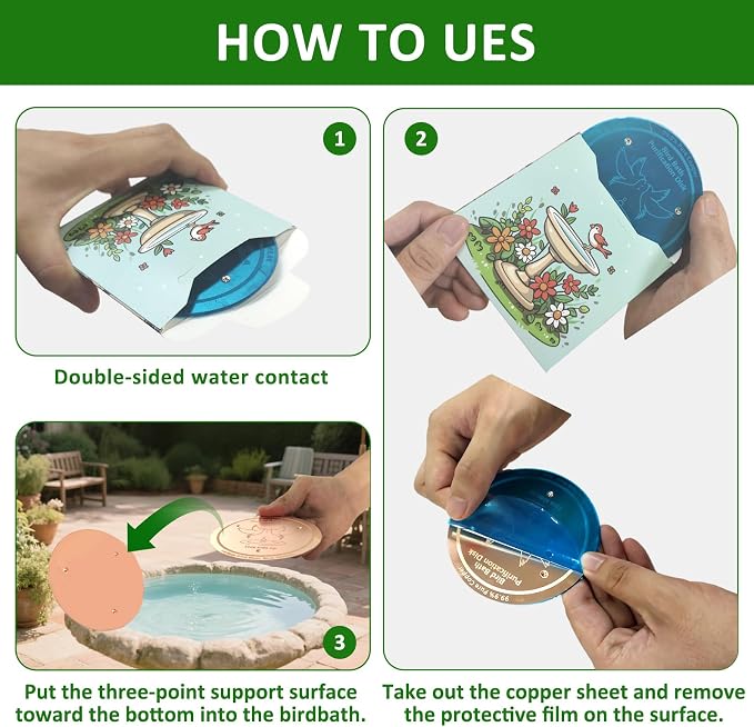 Bird Bath Copper Disk, 0.6mm Thick 99.99% Pure Copper Purification Disk - Image 5