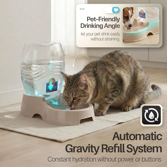 Flexzion Automatic Gravity Pet Waterer - Image 3