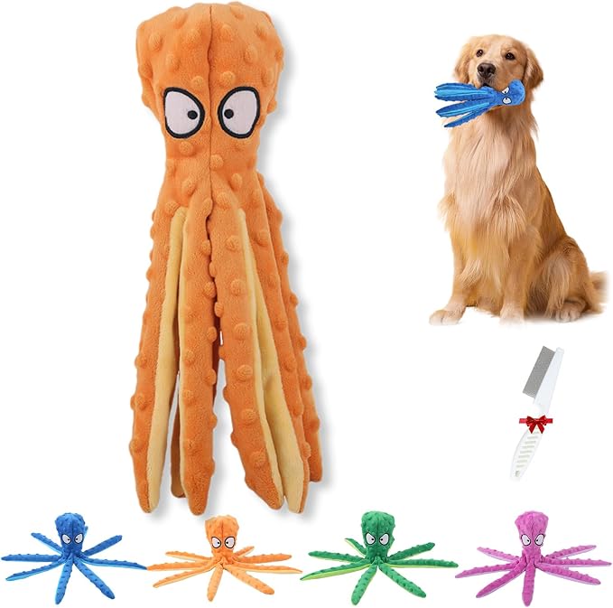 2025 New Upgrade Interactive Chew Pet Toy No Stuffing Bite-Resistant Squeaky by Unknown
