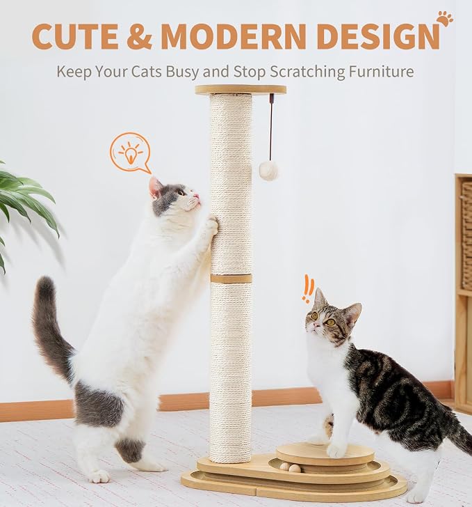 Made4Pets Cat Scratching Post Cat Scratcher Kitten Toys - Image 9