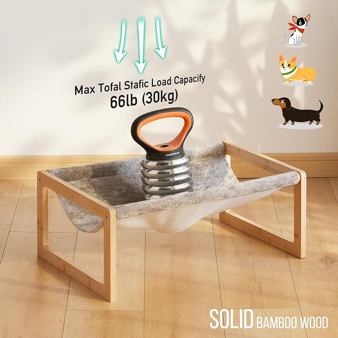 Elevated Cat Bed, Large Hammock - Image 7