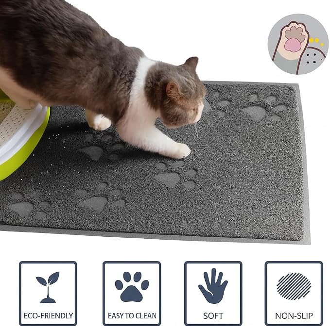 Bulk buys Cat Litter Mat. Traps Litter. Soft Non-Slip Surface. Easy to Clean. - Image 3