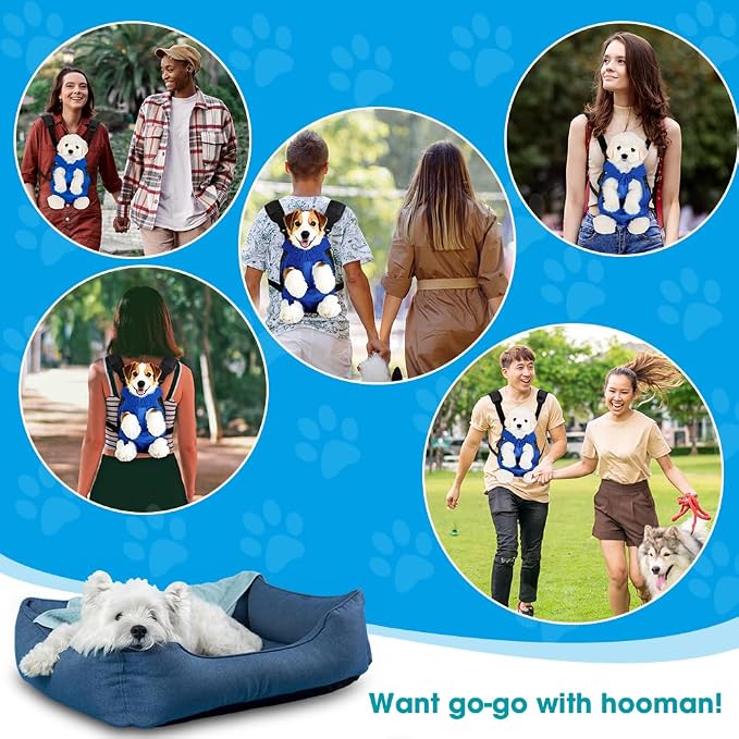 Dog Backpack Carrier, Pet Sling Front Backpack - Image 9