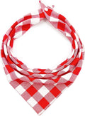 Christmas Plaid Dog Bandana by ZIRVYIR