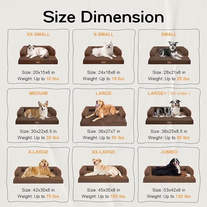 Dog Bed Medium Size Dog-Orthopedic Waterproof Bed - Image 2