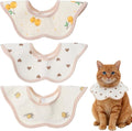 3Pcs Cat Collar Adjustable Kitten Collar Bandana by Unknown