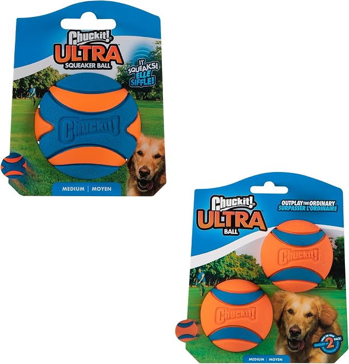 Chuckit! Ultra & Squeaker Ball Dog Toy - Image 2
