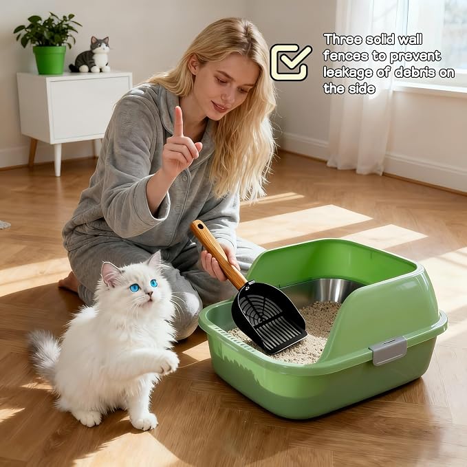 Chinshwehaw Premium Stainless Steel Cat Litter Scoop-Triple Guard - Image 5