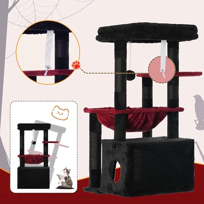 Heybly Cat Tree, Kitten Tower - Image 7