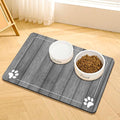 Food and Water Bowl Mat for Dog Cat, 20 x 12 inches Waterproof Non-Slip by Unknown