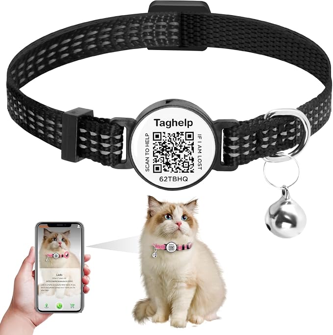 Reflective-Breakaway Cat Collars by Taghelp