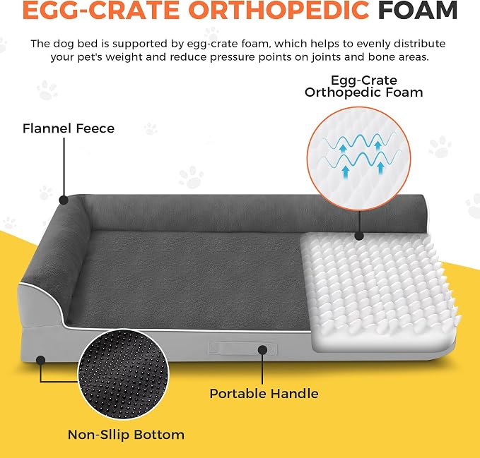 Dog Bed Large Sized Dogs, Orthopedic Dog Bed - Image 2