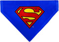 DC Comics Pet Bandana Superman Shield Logo Blue Red Yellow Slip On Collar by Buckle-Down
