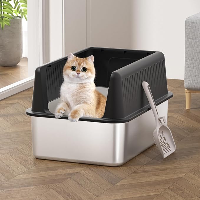 Stainless Steel Cat Litter Box - Image 5