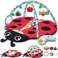 Jyusmile Baby Play Gym Mat, 8-in-1 Tummy Time Mat by Jyusmile