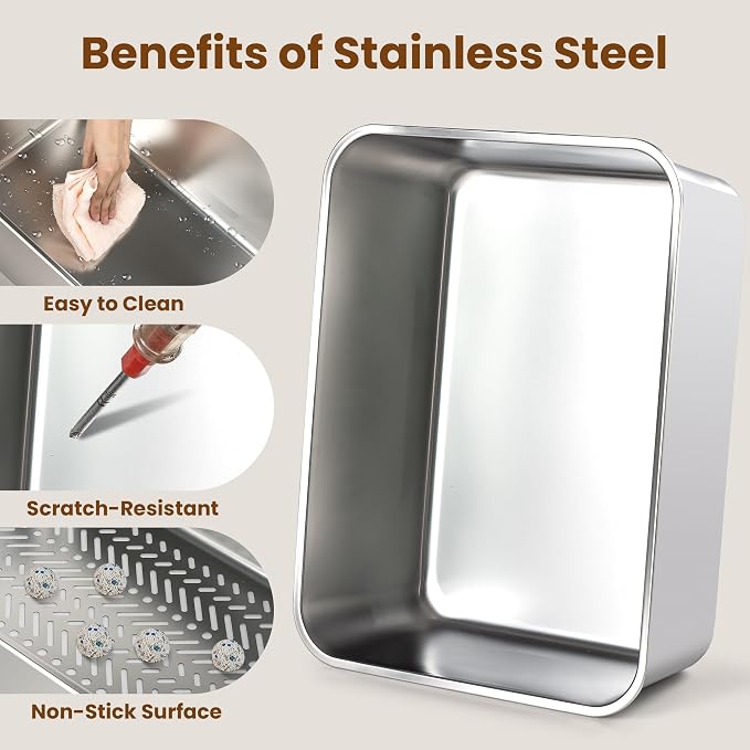 Stainless Steel Sifting Litter Box - Image 5
