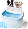 Dog Water Fountain for Large Dogs, 2.1Gal/8L Dog Water Bowl Dispenser, No Spill by Unknown