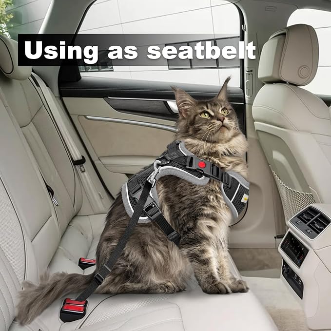 Cat Harness and Leash for Walking, Retractable Cat Harnesses and Leash Set - Image 6