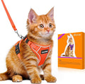 Halypet Cat Harness and Leash Set Escape Proof Adjustable Cat Leash Comfortable by DOMoreWithYourPet