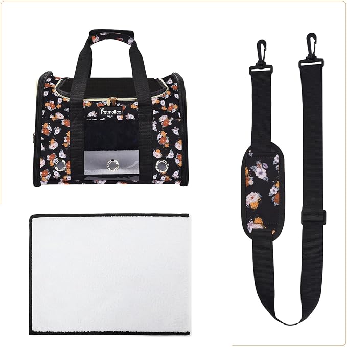 Petmolico Cat Carrier Dog Carrier, Airline Approved Soft Pet Travel Carrier - Image 4