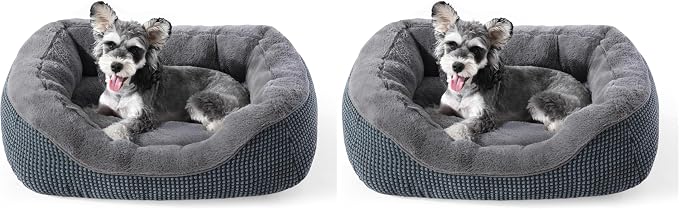 INVENHO Small Dog Bed for Small Dogs, Cat Beds for Indoor Cats Washable by INVENHO