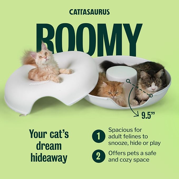 Cattasaurus Peekaboo Cat Cave, Extra Spacious - Image 4