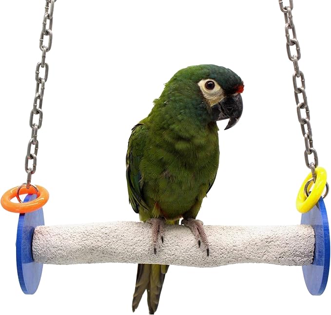 Sweet Feet and Beak Roll Bird Swing by Sweet+Feet+%26+Beak