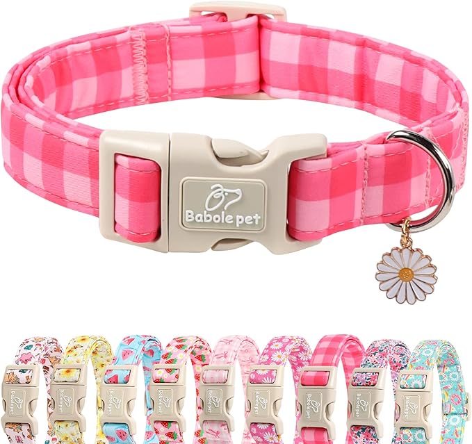 Girl Dog Collar for Small Dogs by Babolepet