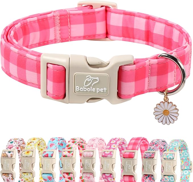 Girl Dog Collar for Large Dogs by Babolepet