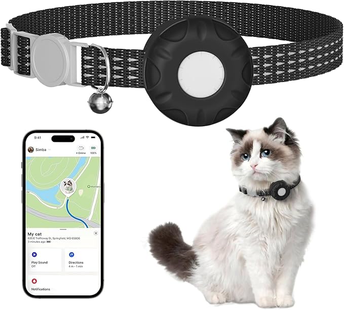 Cat GPS Tracker, Waterproof, Pet Tracker by HONGTOPH