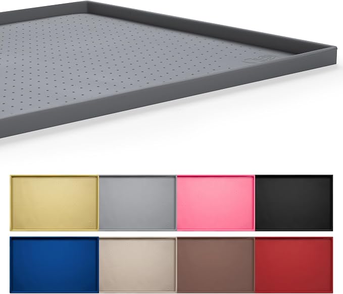 Hubulk Dog Feeding Mat, 100% Waterproof Food Grade Silicone Pet Food and Water by Hubulk