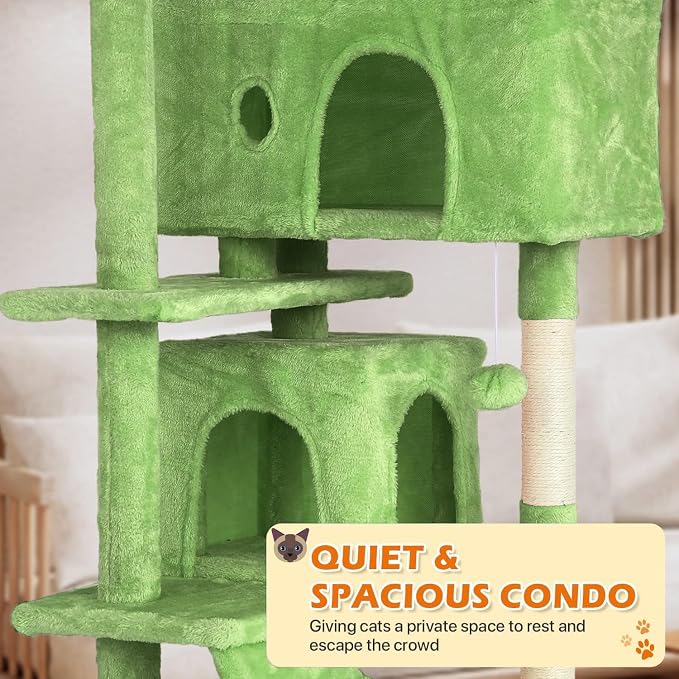 54” Cat Tree Tower for Indoor Cats - Image 6