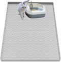 Cat Litter Mat for Litter Box, Silicone Large Cat Litter Trapping Mat by Jacooxi