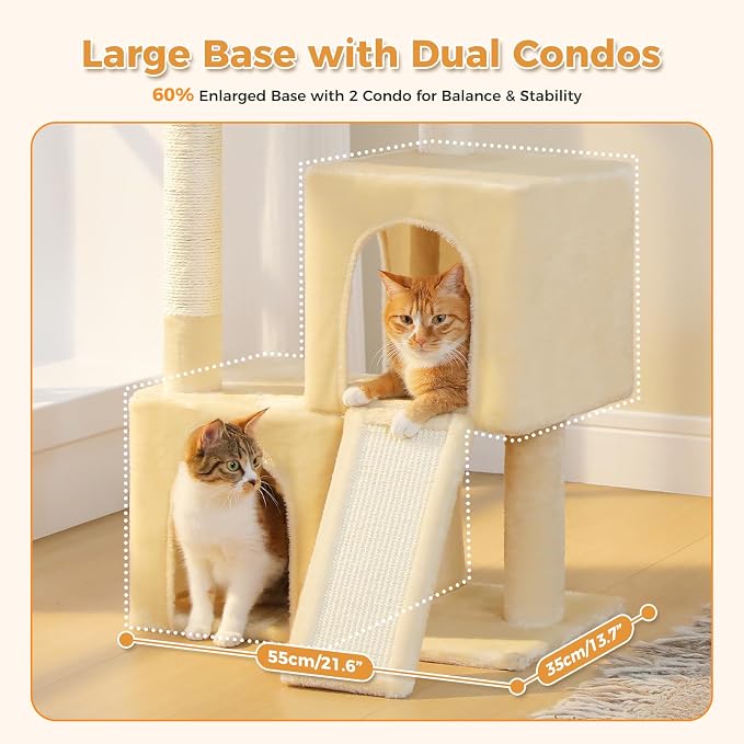 PAWZ Road Cat Tree, 35 Inches Cat Tower - Image 4
