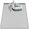 Cat Litter Mat for Litter Box, Silicone Large Cat Litter Trapping Mat by Jacooxi