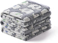 1 Pack 3 Blankets Super Soft Fluffy Premium Cute Elephant Pattern Pet Blanket by luciphia