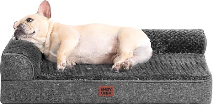 EHEYCIGA Orthopedic Dog Bed Medium Size Dogs, Memory Foam Dog Bed by EHEYCIGA