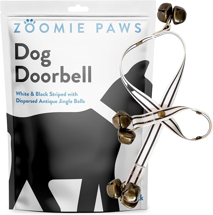 Dog Puppy Training Bell Potty and Outdoor Training Doorbell by ZoomiePaws