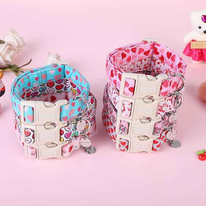 DOGWONG Valentine's Dog Collar