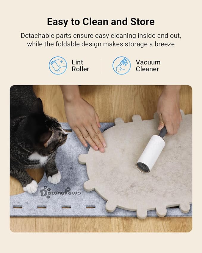 DownyPaws Cat House for Indoor Cats, Cat Bed Cave for Multiple & Large Cats Up - Image 7