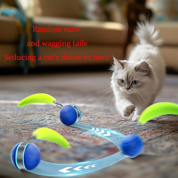 Interactive Cat Toy Ball Automatic Interactive Cat Toys - Image 4
