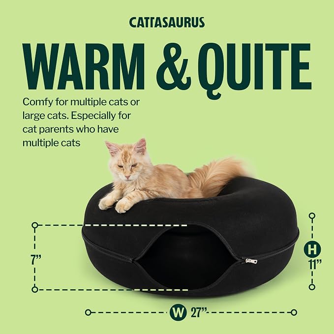 Cattasaurus Peekaboo Cat Cave Donut - Image 6