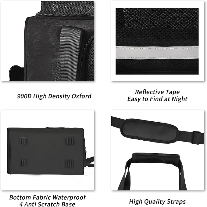 Dog Carriers for Small Dogs, Cat Carrier Travel, Expandable, Collapsible - Image 7