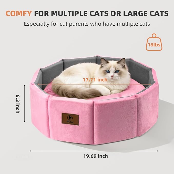 PJYuCien Premium Orthopedic Memory Foam Round Pet Bed - Image 2